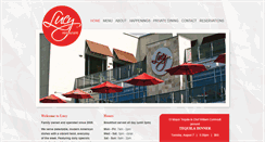 Desktop Screenshot of lucyrestaurant.com